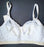 Goddess Floral lace, a wireless full coverage bra on sale. Color white. Style 650.