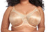 Goddess Yvette, a full cup plus size bra. Color Beige. Style GD6750.