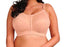 Goddess Comfort Zone, a front closing wireless bra. Ideal plus size bra. Style GD6150. Color Beige.