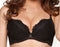 Gossard Superboost, a plunge bra with padded cups. Color Black. Style 7711.