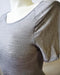Hanro Tosca, a cozy short sleeve tshirt. Color Silver Grey. Style 9794.