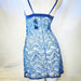 This lace nighty chemise from Lou, Wonderful Flight, is a wonderful lace piece. Color Bleu. Style NC252.