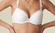 Marie Jo Delphine, a plunge padded bra. Color Blanco. Style 0102406.