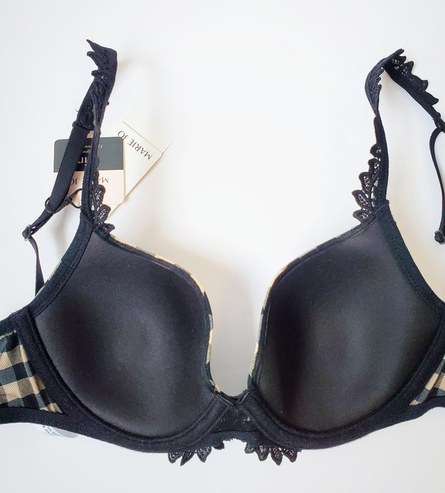 Marie Jo Ely, a tshirt bra. Color Black. Style 0102436.