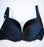 Naturana Lace, a seamless padded tshirt bra. Color Black. Style 7457.