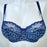 Panache Jasmine, a great balconette bra with wonderful lace on the top part of the cups. On sale. Color Animal Navy. Style 6951.