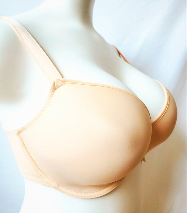 Panache Porcelain, a deep plunge, molded bra. Superior shape and comfort. UK Size. Color Beige. Style 3371.