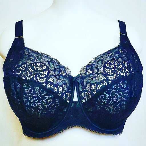 Sculptresse by Panache, Estel a great plus size bra. Beautiful lace. full cups, and superior support. Style 9685.