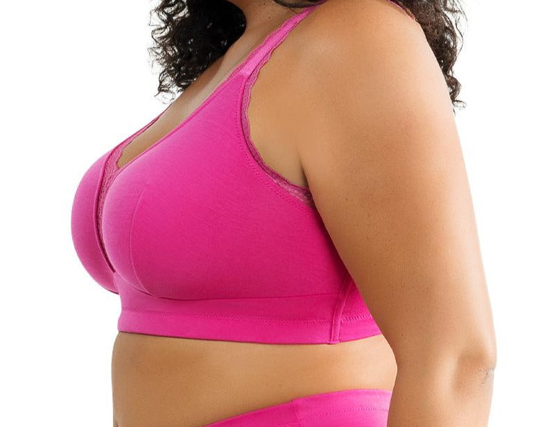 Parfait Dalis, a great full cup wireless bra. Color Pink. Style P5641.