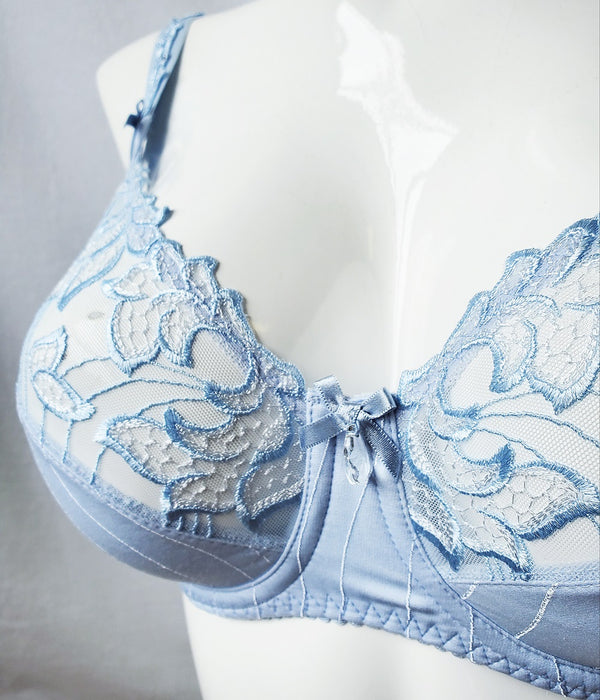 Prima Donna Deauville bra on sale. Beautiful color. Full deep cups. Color Heather Blue. Style 0161810.