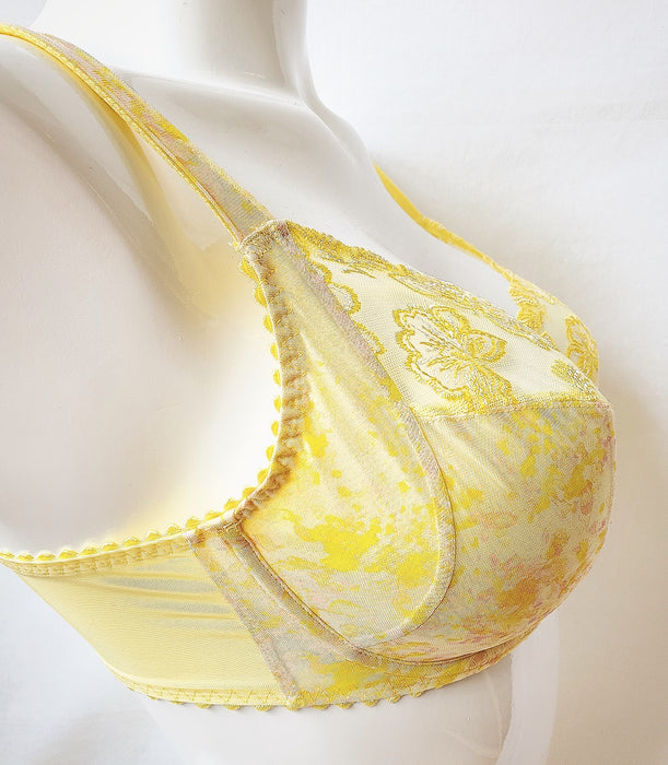 Prima Donna Wild Flower, a full cup bra on sale. Color Lemon Sorbet. Style 0163130.