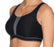 Prima Donna The Sweater, a lightly padded encapsulation style sports bra. Color Black. Style 6000116.