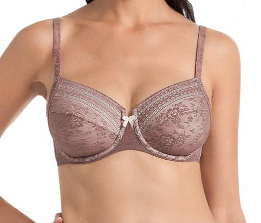 Rosa Faia Fleur bra, a side support, full cup bra. Color Berry. Style 5653.
