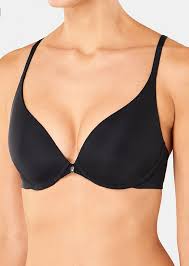 Triumph Body Make Up Essentials, a modern, sleek, spacer deep plunge bra on sale. Color Black. Style 85573.