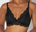 Triumph Amourette Charm, an incredibly fashionable plus size wireless bra. Color Black. Style 10201694.