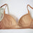 Triumph Endearing Lace, a petite wireless bra with a plunge front. Color Beige. Style 90007.