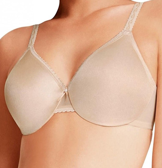 Wacoal Simple Shaping, a premium minimizer bra with full coverage. Color Beige. Style 857109.
