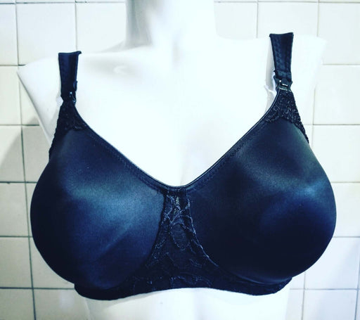 An Anita nursing bra with molded seamless cups for women with sensitive breasts. The wireless cups shape and support the breasts. Style 5062. 