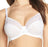 Wacoal Net Effect bra, a full coverage, classic bra in white. Style 851340.