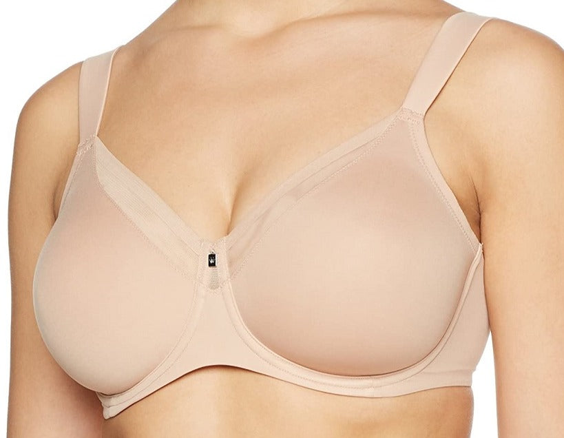 This superior minimizer bra from Triumph, True Shape Sensation, is a reliable, well made bra. Color Beige. Style 101865.