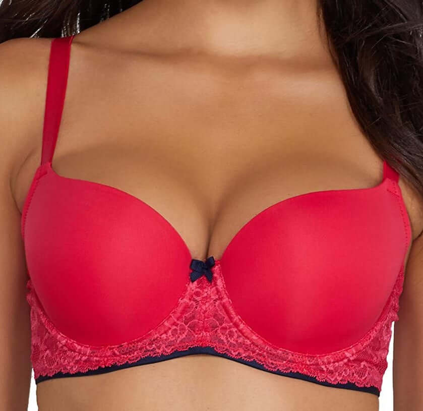 Cleo by Panache, Morgan, a moulded balconette bra in raspberry. Style 9361.