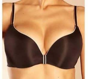 Soutien-gorge Push-up Chantelle Irrésistible 1112 - Noir, Taille FR90F/EU75F/UK34E, Neuf Avec étiquettes