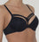A padded pushup Marlies Dekkers bra with a sensual look. Color Black. Style 15421.