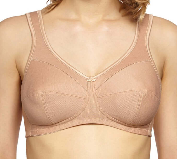 A comfortable wireless bra by Anita made of 80% cotton, this bra is all comfort. Color Beige. Style 5427.