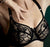 Empreinte Vivienne, a wonderful balconette bra. Color Black. Style 08146.