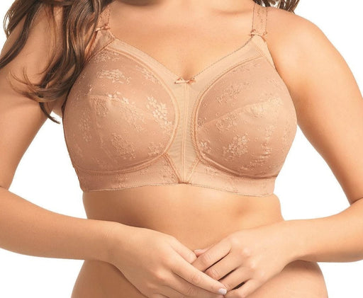 Goddess Alice, a softcup bra in beige. Style 6040.