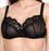 A both seductive and practical bra by Maison Lejaby, a balconette bra in classic black. Style  G61533
