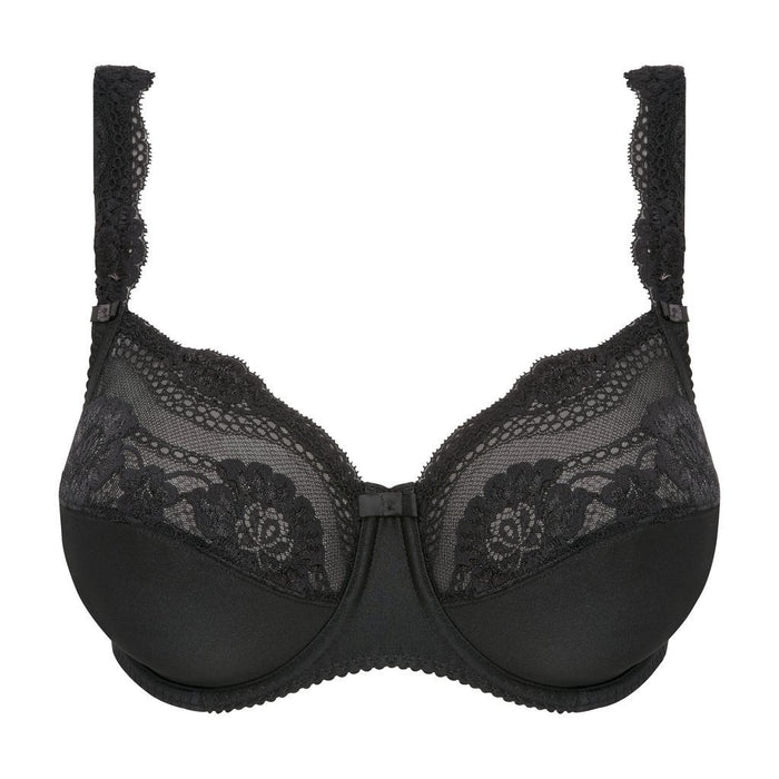 Menton by Prima Donna, a full cup bra with ample coverage, support and a sensual look. 3 piece cups fit, lift and round your bust. Style 0161563. 