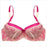 Mimi Holliday, all silk, all plunge, in fuschia, Tarte Tatin is all you ever need in a bra! Style  AW11215